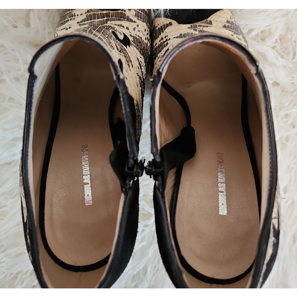 Nicholas Kirkwood Black and Cream Patterned Heels Size 8 - Picture 8 of 9
